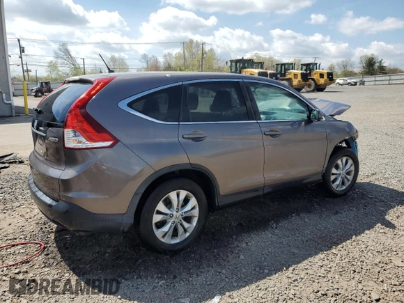 2013 Honda CR-V EX with VIN 5J6RM4H51DL020100, listed as a Copart auction lot 54001365 with 117,317 mi miles and Salvage Title. Bid and sale history available at DreamBid. Image 3.
