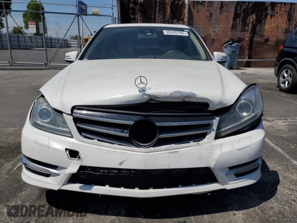 2013 Mercedes-Benz C C 250 Sport with VIN WDDGF4HB8DR250135, listed as a Copart auction lot 55535795 with 185,379 mi miles and Salvage Title. Bid and sale history available at carsss.com. Image 5.