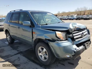 2007 Honda Pilot EX-L with VIN 2HKYF18737H522711, listed as a Copart auction lot 52812565 with 183,288 mi miles and Salvage Title. Bid and sale history available at carsss.com. Image 4.