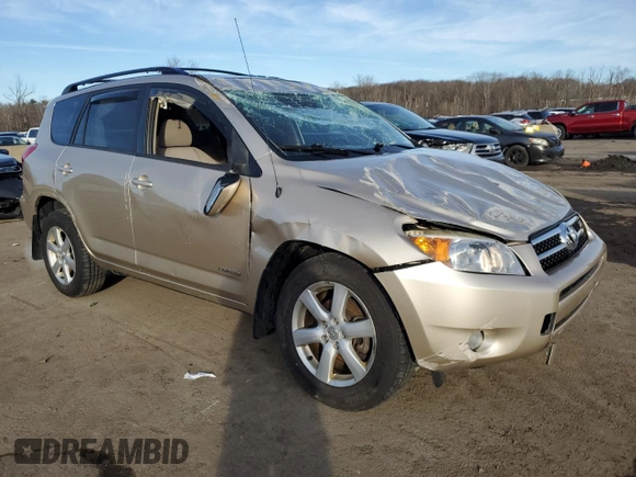 2006 Toyota RAV4 Limited with VIN JTMBK31V266008010, listed as a Copart auction lot 43575985 with 154,505 mi miles and Salvage Title. Bid and sale history available at carsss.com. Image 4.