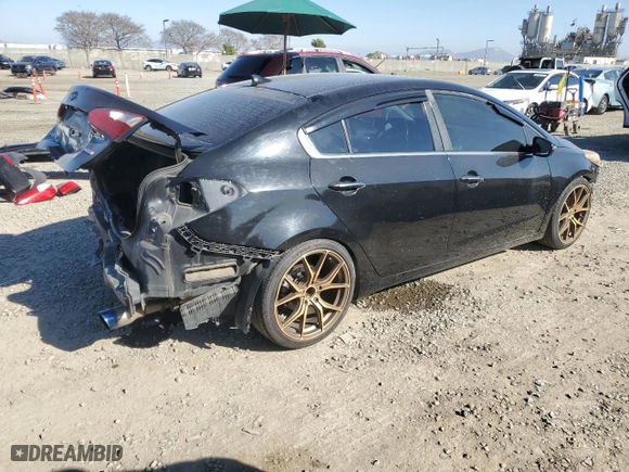 2016 Kia Forte EX with VIN KNAFZ4A85G5525917, listed as a Copart auction lot 50012315 with 71,078 mi miles and Salvage Title. Bid and sale history available at carsss.com. Image 3.