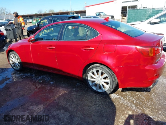 2009 Lexus IS 250 with VIN JTHCK262295031275, listed as a IAAI auction lot 41976845 with 264,375 mi miles and . Bid and sale history available at carsss.com. Image 14.