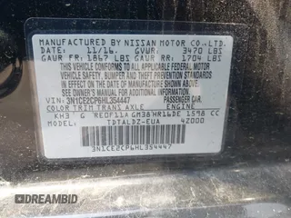 2017 Nissan Note S Plus with VIN 3N1CE2CP6HL354447, listed as a IAAI auction lot 42468988 with 21,260 mi miles and . Bid and sale history available at DreamBid. Image 9.