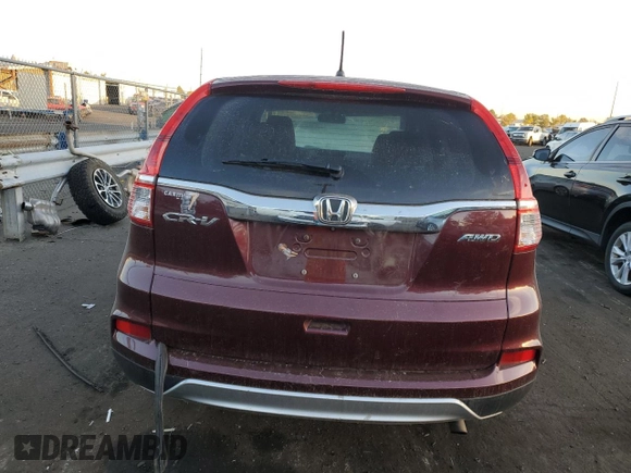 2015 Honda CR-V EX with VIN 5J6RM4H57FL001019, listed as a Copart auction lot 75494854 with Not Provided miles and Clean Title. Bid and sale history available at DreamBid. Image 6.