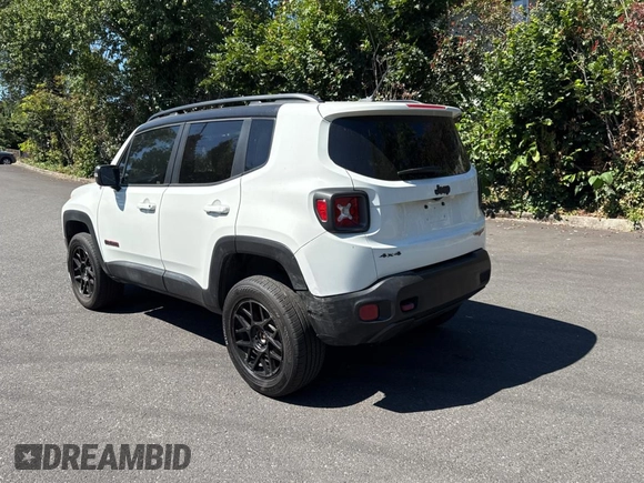2017 Jeep Renegade Trailhawk with VIN ZACCJBCB6HPE79727, listed as a Copart auction lot 64074965 with 90,651 mi miles and Salvage title. Bid and sale history available at DreamBid. Image 3.