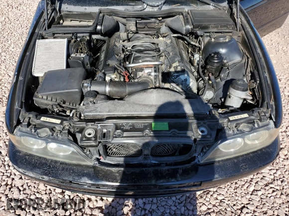 2001 BMW 5 Series 540iA with VIN WBADN63471GM73128, listed as a Copart auction lot 89194105 with 186,728 mi miles and Salvage Title. Bid and sale history available at carsss.com. Image 12.