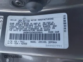 2008 Toyota Corolla CE with VIN 1NXBR32E98Z005691, listed as a IAAI auction lot 41333109 with 273,620 mi miles and . Bid and sale history available at DreamBid. Image 9.