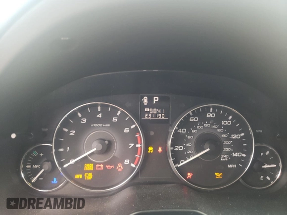 2011 Subaru Outback Limited with VIN 4S4BRBJC3B3444912, listed as a Copart auction lot 57123365 with 231,190 mi miles and Salvage title. Bid and sale history available at DreamBid. Image 9.