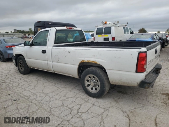 2006 Chevrolet Silverado 1500 Work Truck with VIN 1GCEC14V66E271939, listed as a Copart auction lot 72271074 with 245,926 mi miles and Salvage Title. Bid and sale history available at carsss.com. Image 2.