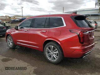 2024 Cadillac XT6 FWD Premium Luxury with VIN 1GYKPCRS1RZ700168, listed as a Copart auction lot 59327055 with 21,001 mi miles and Salvage title. Bid and sale history available at DreamBid. Image 2.