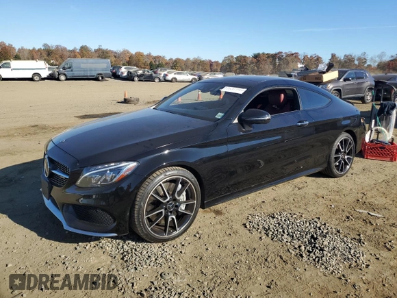 2018 Mercedes-Benz C 43 AMG with VIN WDDWJ6EB6JF627388, listed as a Copart auction lot 77531744 with 72,643 mi miles and Salvage Title. Bid and sale history available at DreamBid. Image 1.