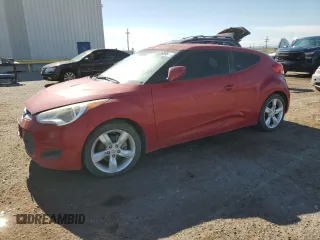 2012 Hyundai Veloster w/Black Int with VIN KMHTC6AD6CU042853, listed as a Copart auction lot 65559895 with 99,109 mi miles and Clean title. Bid and sale history available at DreamBid. Image 1.