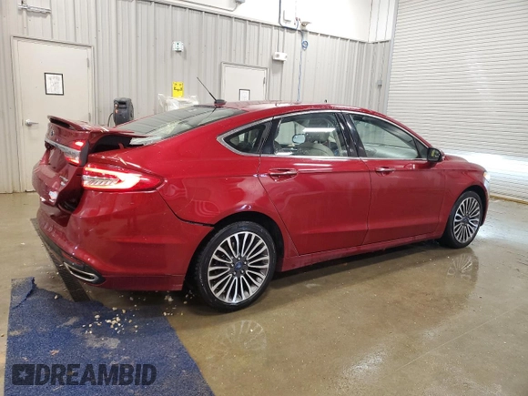 2018 Ford Fusion Titanium with VIN 3FA6P0D99JR154311, listed as a Copart auction lot 53546035 with 91,425 mi miles and Salvage title. Bid and sale history available at DreamBid. Image 3.