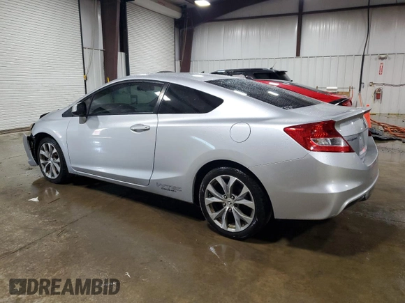 2012 Honda Civic Si with VIN 2HGFG4A52CH708436, listed as a Copart auction lot 57278025 with 170,521 mi miles and Salvage title. Bid and sale history available at DreamBid. Image 2.