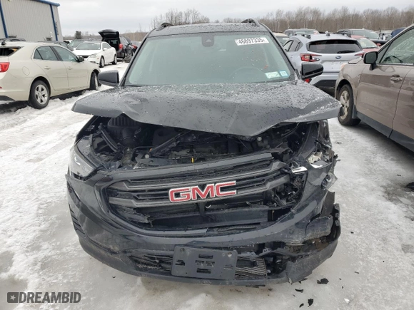 2020 GMC Terrain SLE with VIN 3GKALTEVXLL330404, listed as a Copart auction lot 46897335 with 35,613 mi miles and Salvage Title. Bid and sale history available at carsss.com. Image 5.
