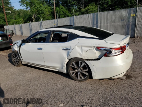 2018 Nissan Maxima SL with VIN 1N4AA6APXJC408267, listed as a Copart auction lot 61451315 with 89,680 mi miles and Salvage title. Bid and sale history available at DreamBid. Image 2.