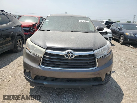2016 Toyota Highlander Limited with VIN 5TDDKRFH8GS274874, listed as a Copart auction lot 61402305 with 109,670 mi miles and Salvage title. Bid and sale history available at DreamBid. Image 5.