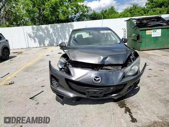2013 Mazda 3 i Grand Touring with VIN JM1BL1M71D1806779, listed as a Copart auction lot 58071825 with 126,838 mi miles and Salvage title. Bid and sale history available at DreamBid. Image 13.