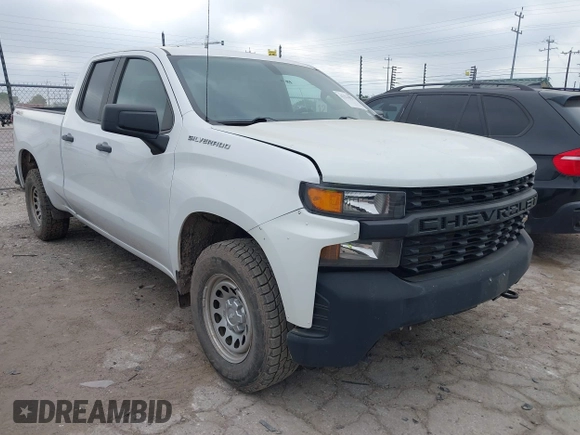 2020 Chevrolet Silverado 1500 Work Truck with VIN 1GCRYAEF8LZ177155, listed as a IAAI auction lot 42223021 with 41,381 mi miles and . Bid and sale history available at DreamBid. Image 1.