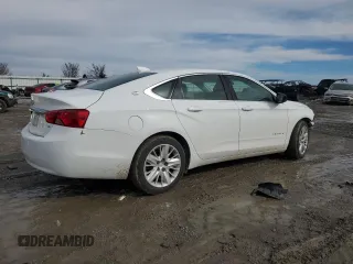 2015 Chevrolet Impala LS with VIN 1G11X5SL7FU128802, listed as a Copart auction lot 45420955 with 236,375 mi miles and Salvage Title. Bid and sale history available at DreamBid. Image 3.