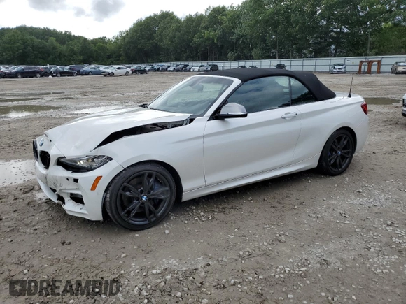 2017 BMW 2 Series M240i xDrive with VIN WBA2L3C33HV667390, listed as a Copart auction lot 71800544 with 78,366 mi miles and Salvage Title. Bid and sale history available at carsss.com. Image 1.