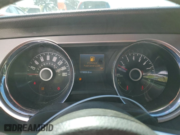 2014 Ford Mustang V6 with VIN 1ZVBP8AM1E5319001, listed as a Copart auction lot 49256535 with 170,655 mi miles and Salvage Title. Bid and sale history available at carsss.com. Image 9.