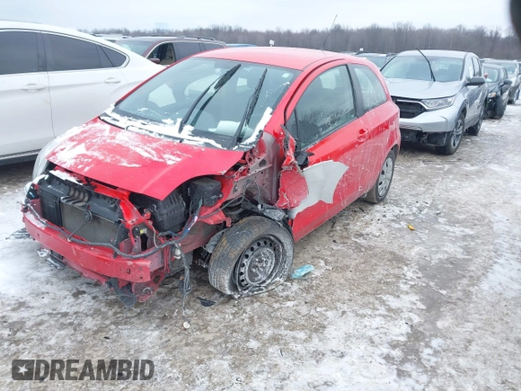 2011 Toyota Yaris with VIN JTDJT4K34B5329980, listed as a IAAI auction lot 41393540 with 84,987 mi miles. Bid and sale history available at carsss.com. Image 20.
