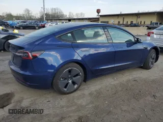 2023 Tesla Model 3 with VIN 5YJ3E1EA0PF550980, listed as a Copart auction lot 53725485 with 23,900 mi miles and Salvage Title. Bid and sale history available at carsss.com. Image 3.