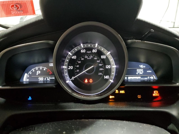 2017 Mazda CX-3 Sport with VIN JM1DKFB76H0163160, listed as a Copart auction lot 48922795 with 98,172 mi miles and Salvage Title. Bid and sale history available at carsss.com. Image 9.