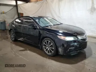 2017 Acura TLX V6 w/Technology Pkg with VIN 19UUB3F59HA000800, listed as a Copart auction lot 46326765 with 155,222 mi miles and Salvage Title. Bid and sale history available at carsss.com. Image 4.