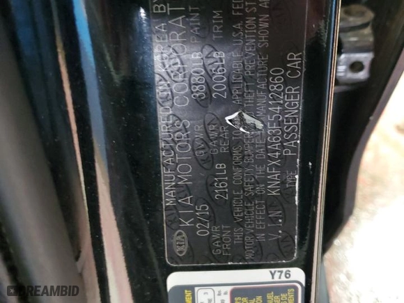 2015 Kia Forte LX with VIN KNAFX4A63F5412860, listed as a Copart auction lot 54139645 with 62,035 mi miles and Salvage Title. Bid and sale history available at carsss.com. Image 13.