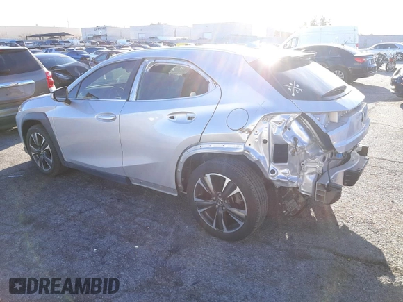 2019 Lexus UX with VIN JTHY3JBH5K2000276, listed as a Copart auction lot 43236473 with 49,145 mi miles. Bid and sale history available at carsss.com. Image 2.