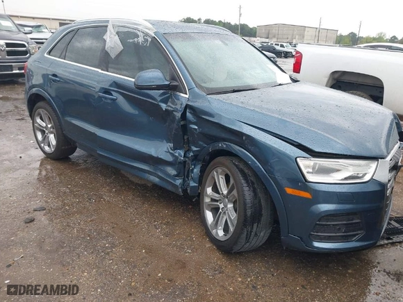2016 Audi Q3 Premium Plus with VIN WA1EFCFS4GR024882, listed as a IAAI auction lot 41898646 with 82,553 mi miles. Bid and sale history available at carsss.com. Image 1.
