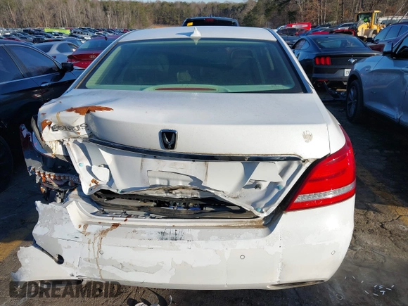 2014 Hyundai Equus Signature with VIN KMHGH4JH2EU083333, listed as a IAAI auction lot 41456178 with 111,929 mi miles and . Bid and sale history available at DreamBid. Image 15.