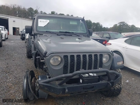 2020 Jeep Gladiator Sport S with VIN 1C6HJTAG6LL198543, listed as a IAAI auction lot 41727556 with 49,647 mi miles. Bid and sale history available at carsss.com. Image 12.
