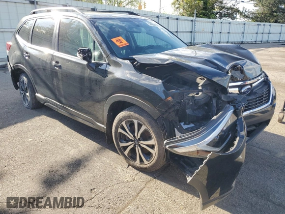 2021 Subaru Forester Limited with VIN JF2SKASC0MH515699, listed as a Copart auction lot 54666195 with Not provided miles and Salvage title. Bid and sale history available at DreamBid. Image 4.