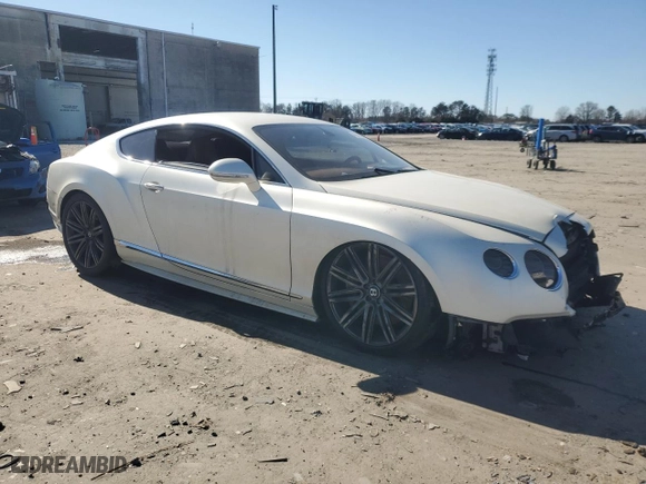 2015 Bentley Continental GT Speed with VIN SCBFJ7ZA6FC044185, listed as a Copart auction lot 45603485 with NaN miles and Salvage Title. Bid and sale history available at carsss.com. Image 4.