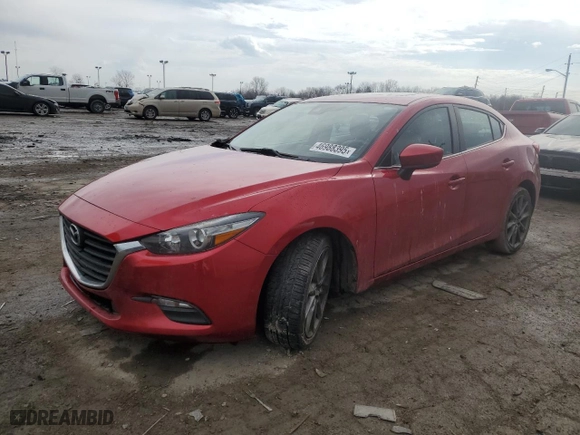 2018 Mazda Mazda3 4-Door Touring with VIN 3MZBN1V33JM240531, listed as a Copart auction lot 46988395 with 107,376 mi miles and Clean Title. Bid and sale history available at carsss.com. Image 1.