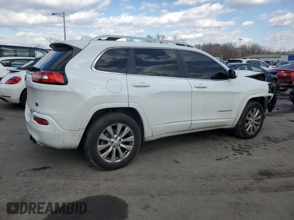 2018 Jeep Cherokee Overland with VIN 1C4PJMJX4JD622920, listed as a Copart auction lot 42170485 with 74,335 mi miles and Salvage title. Bid and sale history available at DreamBid. Image 3.