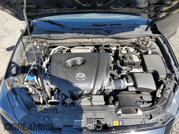2018 Mazda 3 Grand Touring with VIN 3MZBN1W33JM190874, listed as a Copart auction lot 52973845 with 47,421 mi miles and Salvage Title. Bid and sale history available at DreamBid. Image 12.