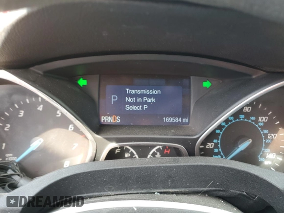 2015 Ford Escape SE with VIN 1FMCU0G75FUC75249, listed as a Copart auction lot 52960175 with 169,584 mi miles and Salvage Title. Bid and sale history available at carsss.com. Image 9.