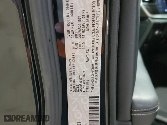 2021 Jeep Grand Cherokee Limited with VIN 1C4RJKBG3M8181001, listed as a Copart auction lot 50042865 with 60,668 mi miles and Salvage Title. Bid and sale history available at DreamBid. Image 13.