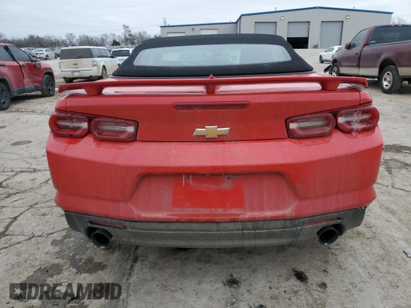 2019 Chevrolet Camaro 1LT with VIN 1G1FB3DX2K0139569, listed as a Copart auction lot 46160105 with 121,986 mi miles and Salvage Title. Bid and sale history available at carsss.com. Image 6.