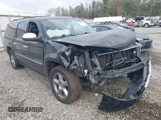 2014 Chevrolet Suburban LTZ with VIN 1GNSCKE05ER105566, listed as a IAAI auction lot 40762562 with 191,055 mi miles and . Bid and sale history available at DreamBid. Image 6.