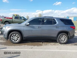 2018 Chevrolet Traverse LT Cloth with VIN 1GNERGKW9JJ216082, listed as a IAAI auction lot 41880608 with 130,084 mi miles and . Bid and sale history available at DreamBid. Image 14.