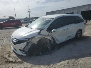 2019 Honda Odyssey EX z VIN 5FNRL6H52KB066765, wystawiony jako Copart lot #60466355 z przebiegiem 80 270 mil mil oraz Nie do naprawy • Non repairable. Historia ofert i sprzedaży dostępna na DreamBid. Obrazek 1.