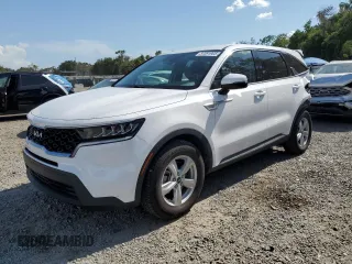 2023 Kia Sorento LX with VIN 5XYRG4LC5PG164459, listed as a Copart auction lot 57391905 with 58,452 mi miles and Salvage title. Bid and sale history available at DreamBid. Image 1.