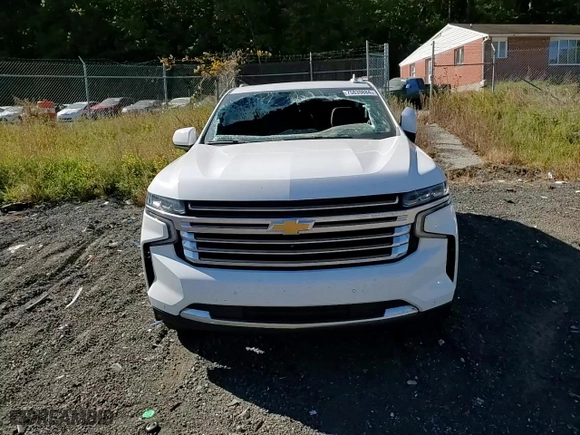 2022 Chevrolet Tahoe High Country with VIN 1GNSKTKL1NR313709, listed as a Copart auction lot 75839884 with 55,755 mi miles and Salvage Title. Bid and sale history available at carsss.com. Image 11.