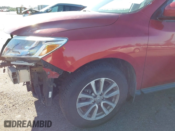 2016 Nissan Pathfinder SV with VIN 5N1AR2MN7GC645633, listed as a IAAI auction lot 41738679 with 229,359 mi miles. Bid and sale history available at carsss.com. Image 21.