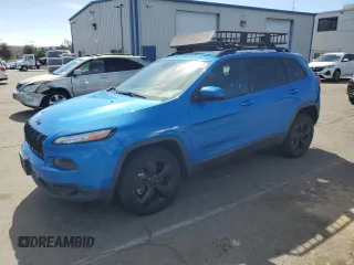 2018 Jeep Cherokee Latitude with VIN 1C4PJLCX4JD596231, listed as a Copart auction lot 48282415 with 83,612 mi miles and Salvage Title. Bid and sale history available at DreamBid. Image 1.